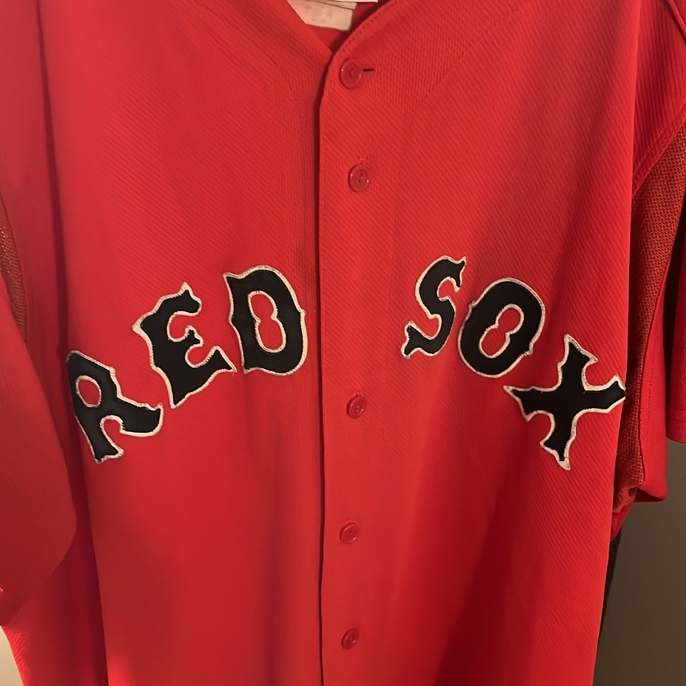 BOSTON RED SOX Majestic Athletic Baseball Jersey Size XL Authentic Collection